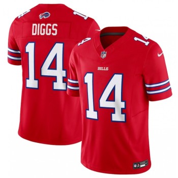 Men's Buffalo Bills #14 Stefon Diggs Red 2023 F.U.S.E. Vapor Untouchable Limited Stitched Jersey Men's Buffalo Bills #14 Stefon Diggs Red 2023 F.U.S.E. Vapor Untouchable Limited Stitched Jersey