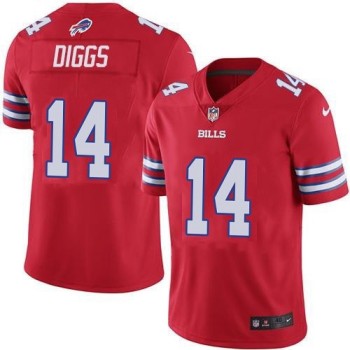 Men's Buffalo Bills #14 Stefon Diggs Red Stitched NFL Jersey Men's Buffalo Bills #14 Stefon Diggs Red Stitched NFL Jersey