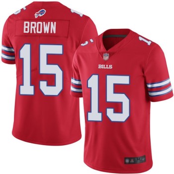 Men's Buffalo Bills #15 John Brown Red Vapor Untouchable Limited Stitched NFL Jersey Men's Buffalo Bills #15 John Brown Red Vapor Untouchable Limited Stitched NFL Jersey