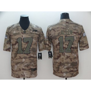 Men's Buffalo Bills #17 Josh Allen 2018 Camo Salute to Service Limited Stitched NFL Jersey Men's Buffalo Bills #17 Josh Allen 2018 Camo Salute to Service Limited Stitched NFL Jersey