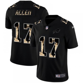 Men's Buffalo Bills #17 Josh Allen 2019 Black Statue of Liberty Limited Stitched NFL Jersey Men's Buffalo Bills #17 Josh Allen 2019 Black Statue of Liberty Limited Stitched NFL Jersey