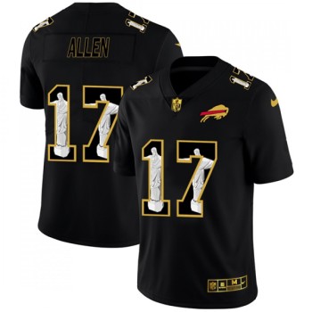 Men's Buffalo Bills #17 Josh Allen 2020 Black Jesus Faith Edition Limited Stitched Jersey Men's Buffalo Bills #17 Josh Allen 2020 Black Jesus Faith Edition Limited Stitched Jersey