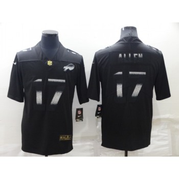 Men's Buffalo Bills #17 Josh Allen Black Shadow Stitched Jersey Men's Buffalo Bills #17 Josh Allen Black Shadow Stitched Jersey