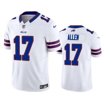 Men's Buffalo Bills #17 Josh Allen White 2023 F.U.S.E. Vapor Untouchable Limited Stitched Jersey Men's Buffalo Bills #17 Josh Allen White 2023 F.U.S.E. Vapor Untouchable Limited Stitched Jersey