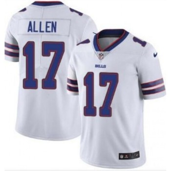 Men's Buffalo Bills #17 Josh Allen White Vapor Untouchable Limited Stitched NFL Jersey Men's Buffalo Bills #17 Josh Allen White Vapor Untouchable Limited Stitched NFL Jersey