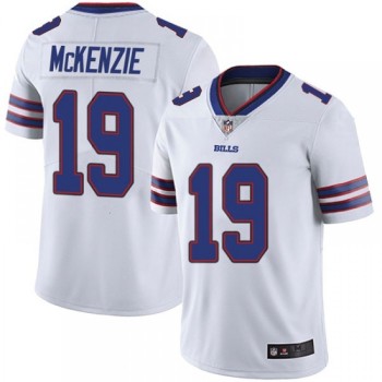 Men's Buffalo Bills #19 Isaiah McKenzie White Vapor Untouchable Limited Stitched Jersey Men's Buffalo Bills #19 Isaiah McKenzie White Vapor Untouchable Limited Stitched Jersey