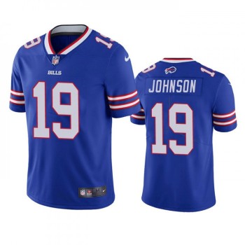 Men's Buffalo Bills #19 KeeSean Johnson Blue Vapor Untouchable Limited Stitched Jersey Men's Buffalo Bills #19 KeeSean Johnson Blue Vapor Untouchable Limited Stitched Jersey