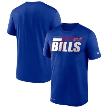 Men's Buffalo Bills 2020 Blue Sideline Impact Legend Performance T-Shirt Men's Buffalo Bills 2020 Blue Sideline Impact Legend Performance T-Shirt