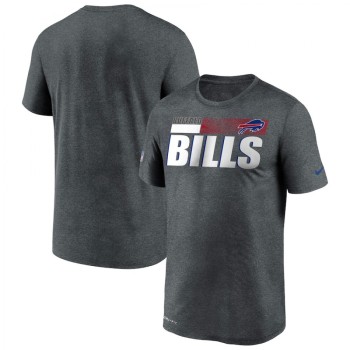 Men's Buffalo Bills 2020 Grey Sideline Impact Legend Performance T-Shirt Men's Buffalo Bills 2020 Grey Sideline Impact Legend Performance T-Shirt