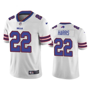 Men's Buffalo Bills #22 Damien Harris White Vapor Untouchable Limited Stitched Jersey Men's Buffalo Bills #22 Damien Harris White Vapor Untouchable Limited Stitched Jersey