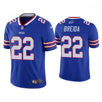 Men's Buffalo Bills #22 Matt Breida Blue Vapor Untouchable Limited Stitched Jersey Men's Buffalo Bills #22 Matt Breida Blue Vapor Untouchable Limited Stitched Jersey