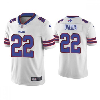 Men's Buffalo Bills #22 Matt Breida White Vapor Untouchable Limited Stitched Jersey Men's Buffalo Bills #22 Matt Breida White Vapor Untouchable Limited Stitched Jersey