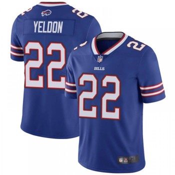 Men's Buffalo Bills #22 T.J. Yeldon Blue Vapor Untouchable Limited Stitched Jersey Men's Buffalo Bills #22 T.J. Yeldon Blue Vapor Untouchable Limited Stitched Jersey