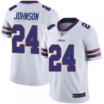 Men's Buffalo Bills #24 Taron Johnson White Vapor Untouchable Limited Stitched Jersey Men's Buffalo Bills #24 Taron Johnson White Vapor Untouchable Limited Stitched Jersey