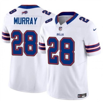 Men's Buffalo Bills #28 Latavius Murray White 2023 F.U.S.E. Vapor Untouchable Limited Stitched Football Jersey Men's Buffalo Bills #28 Latavius Murray White 2023 F.U.S.E. Vapor Untouchable Limited Stitched Football Jersey