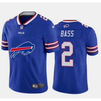 Men's Buffalo Bills #2 Tyler Bass Blue 2020 Team Big Logo Limited Stitched Jersey Men's Buffalo Bills #2 Tyler Bass Blue 2020 Team Big Logo Limited Stitched Jersey
