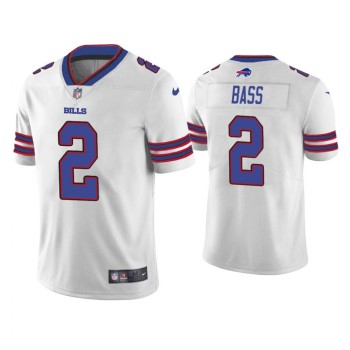 Men's Buffalo Bills #2 Tyler Bass White Vapor Untouchable Limited Stitched Jersey Men's Buffalo Bills #2 Tyler Bass White Vapor Untouchable Limited Stitched Jersey