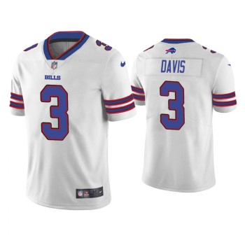 Men's Buffalo Bills #3 Gabriel Davis White Vapor Untouchable Limited Stitched Jersey Men's Buffalo Bills #3 Gabriel Davis White Vapor Untouchable Limited Stitched Jersey