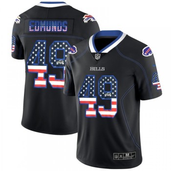 Men's Buffalo Bills #49 Tremaine Edmunds Black 2018 USA Flag Fashion NFL Limited Stitched Jersey Men's Buffalo Bills #49 Tremaine Edmunds Black 2018 USA Flag Fashion NFL Limited Stitched Jersey