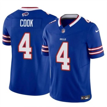 Men's Buffalo Bills #4 James Cook Blue 2023 F.U.S.E. Vapor Untouchable Limited Stitched Football Jersey Men's Buffalo Bills #4 James Cook Blue 2023 F.U.S.E. Vapor Untouchable Limited Stitched Football Jersey