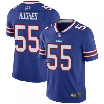 Men's Buffalo Bills #55 Jerry Hughes Blue Vapor Untouchable Limited Stitched Jersey Men's Buffalo Bills #55 Jerry Hughes Blue Vapor Untouchable Limited Stitched Jersey