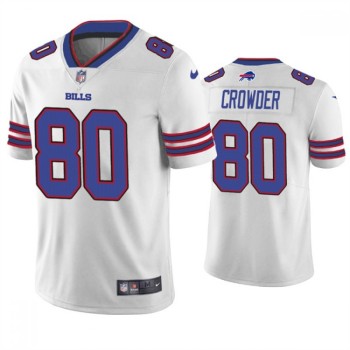 Men's Buffalo Bills #80 Jamison Crowder White Vapor Untouchable Limited Stitched Jersey Men's Buffalo Bills #80 Jamison Crowder White Vapor Untouchable Limited Stitched Jersey