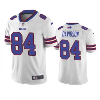Men's Buffalo Bills #84 Zach Davidson White Vapor Untouchable Limited Stitched Jersey Men's Buffalo Bills #84 Zach Davidson White Vapor Untouchable Limited Stitched Jersey