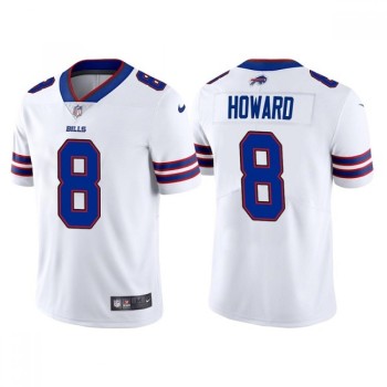 Men's Buffalo Bills #8 O.J. Howard White Vapor Untouchable Limited Stitched Jersey Men's Buffalo Bills #8 O.J. Howard White Vapor Untouchable Limited Stitched Jersey