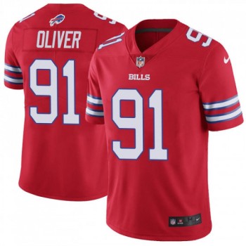 Men's Buffalo Bills #91 Ed Oliver Red Vapor Untouchable Limited Stitched NFL Jersey Men's Buffalo Bills #91 Ed Oliver Red Vapor Untouchable Limited Stitched NFL Jersey