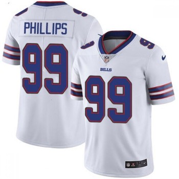 Men's Buffalo Bills #99 Harrison Phillips White Vapor Untouchable Limited Stitched Jersey Men's Buffalo Bills #99 Harrison Phillips White Vapor Untouchable Limited Stitched Jersey