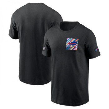 Men's Buffalo Bills Black 2023 Crucial Catch Sideline Tri-Blend T-Shirt Men's Buffalo Bills Black 2023 Crucial Catch Sideline Tri-Blend T-Shirt