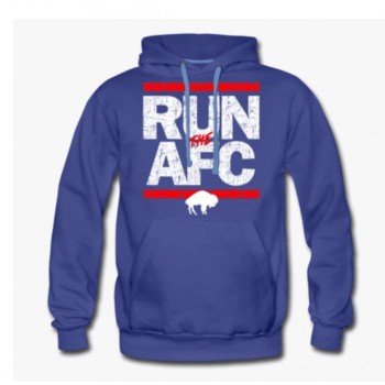 Men's Buffalo Bills Blue AFC Premium Hoodie Men's Buffalo Bills Blue AFC Premium Hoodie