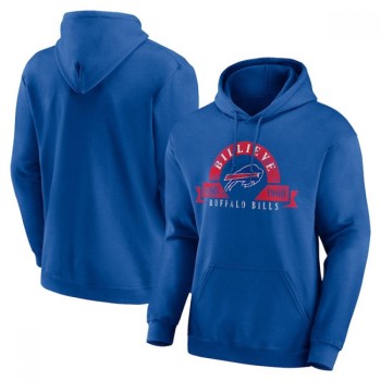 Men's Buffalo Bills Blue Pullover Hoodie Men's Buffalo Bills Blue Pullover Hoodie
