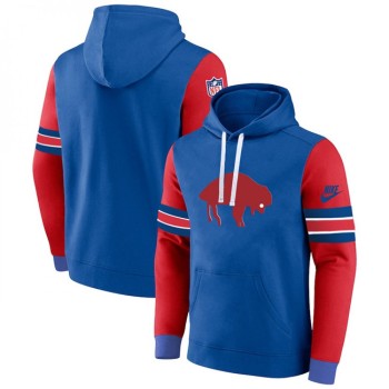 Men's Buffalo Bills Blue/Red Pullover Hoodie Men's Buffalo Bills Blue/Red Pullover Hoodie