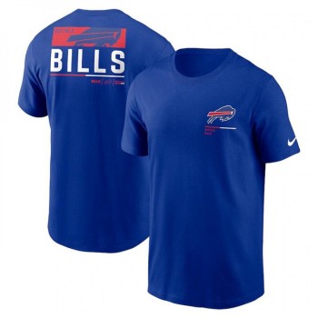 Men's Buffalo Bills Blue Team Incline T-Shirt Men's Buffalo Bills Blue Team Incline T-Shirt