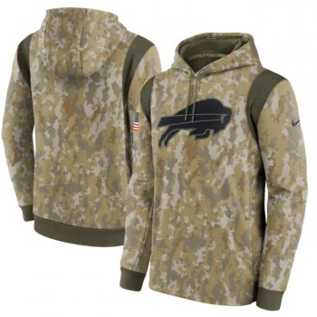 Men's Buffalo Bills Camo 2021 Salute To Service Therma Performance Pullover Hoodie Men's Buffalo Bills Camo 2021 Salute To Service Therma Performance Pullover Hoodie