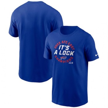Men's Buffalo Bills Royal 2023 AFC East Division Champions Locker Room Trophy Collection T-Shirt Men's Buffalo Bills Royal 2023 AFC East Division Champions Locker Room Trophy Collection T-Shirt