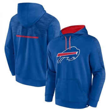 Men's Buffalo Bills Royal Defender Evo Pullover Hoodie Men's Buffalo Bills Royal Defender Evo Pullover Hoodie