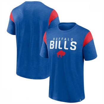 Men's Buffalo Bills Royal/Red Home Stretch Team T-Shirt Men's Buffalo Bills Royal/Red Home Stretch Team T-Shirt