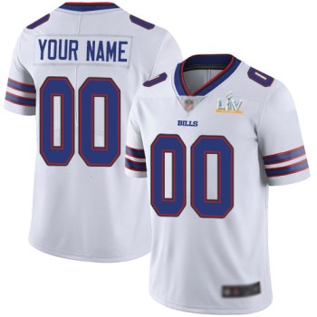 Men's Buffalo Bills White ACTIVE PLAYER 2021 Super Bowl LV Limited Stitched NFL Jersey Men's Buffalo Bills White ACTIVE PLAYER 2021 Super Bowl LV Limited Stitched NFL Jersey