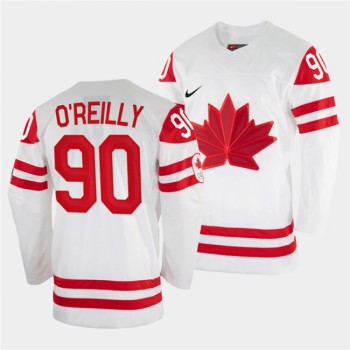 Men's Canada Hockey #90 Ryan O'Reilly 2022 Beijing Winter Olympic White Stitched Jersey Men's Canada Hockey #90 Ryan O'Reilly 2022 Beijing Winter Olympic White Stitched Jersey