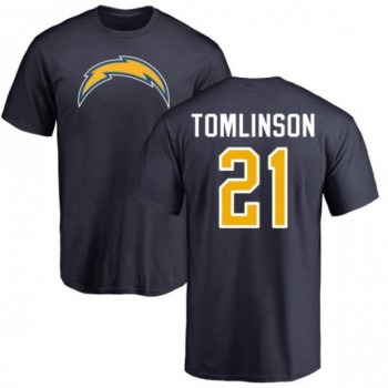 Men's Chargers #21 LaDainian Tomlinson Navy T-Shirt Men's Chargers #21 LaDainian Tomlinson Navy T-Shirt