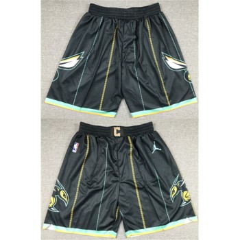 Men's Charlotte Hornets 2022/23 Black City Edition Shorts (Run Small) Men's Charlotte Hornets 2022/23 Black City Edition Shorts (Run Small)