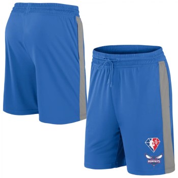 Men's Charlotte Hornets Blue Shorts Men's Charlotte Hornets Blue Shorts