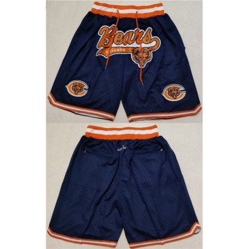 Men's Chicago Bears Navy Shorts (Run Small) Men's Chicago Bears Navy Shorts (Run Small)
