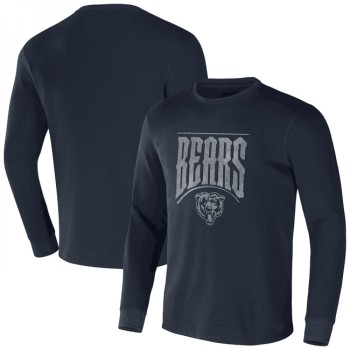 Men's Chicago Bears X Darius Rucker Collection Navy Long Sleeve Thermal T-Shirt Men's Chicago Bears X Darius Rucker Collection Navy Long Sleeve Thermal T-Shirt