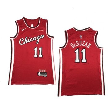 Men's Chicago Bulls #11 DeMar DeRozan 75th Anniversary Red Edition Swingman Stitched Basketball Jersey Men's Chicago Bulls #11 DeMar DeRozan 75th Anniversary Red Edition Swingman Stitched Basketball Jersey