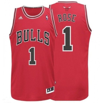 Men's Chicago Bulls #1 Derrick Rose Red Stitched Basketball Jersey Men's Chicago Bulls #1 Derrick Rose Red Stitched Basketball Jersey