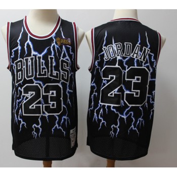 Men's Chicago Bulls #23 Michael Jordan Black 2019 Stitched NBA Jersey Men's Chicago Bulls #23 Michael Jordan Black 2019 Stitched NBA Jersey
