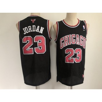 Men's Chicago Bulls #23 Michael Jordan Black Stitched Jersey Men's Chicago Bulls #23 Michael Jordan Black Stitched Jersey